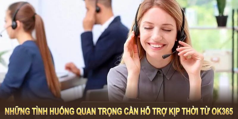 Những tình huống quan trọng cần liên hệ OK365 để được hỗ trợ kịp thời