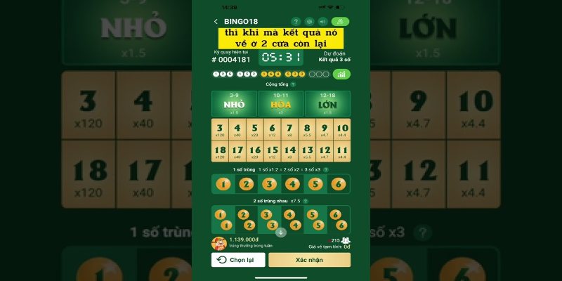 Xổ số Bingo18 được phát hành trên nền tảng đơn vị OK365